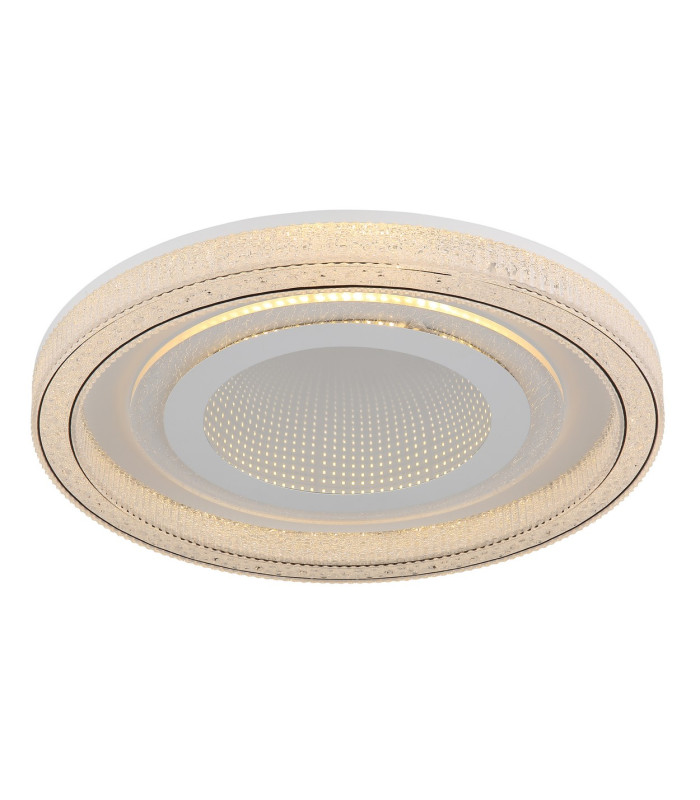 Alsuna Integrated LED Semi Flush Ceiling Light White Matt LED Dimmable 2700-6000K Remote Control-11