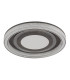 Alsuna Integrated LED Semi Flush Ceiling Light Anthracite Matt LED Dimmable 2700-6000K Remote Control-2