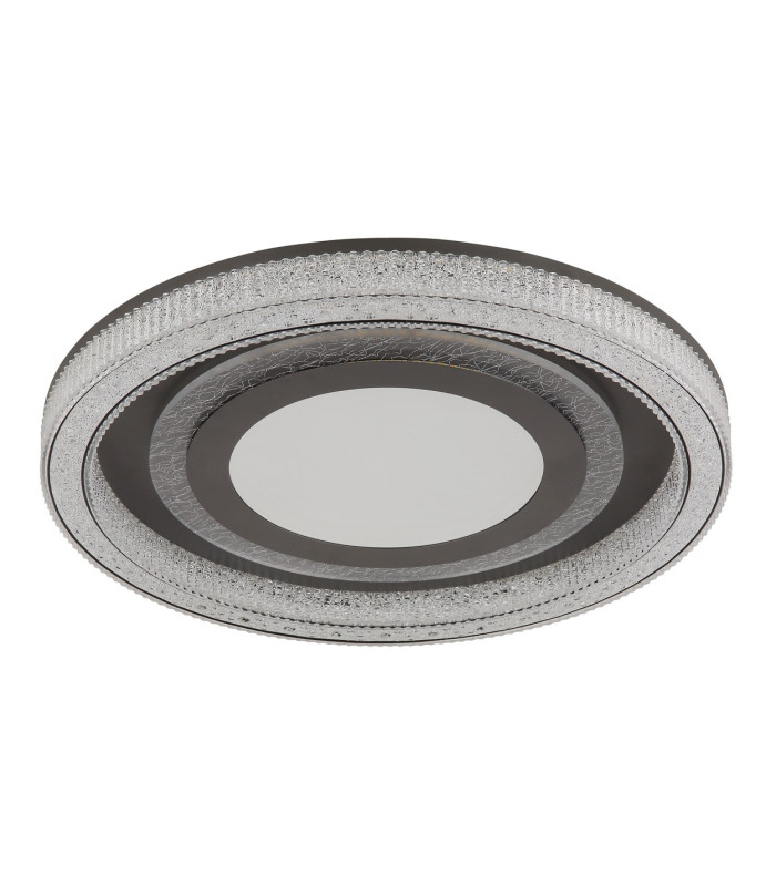 Alsuna Integrated LED Semi Flush Ceiling Light Anthracite Matt LED Dimmable 2700-6000K Remote Control-2