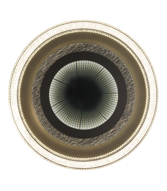 Alsuna Integrated LED Semi Flush Ceiling Light Anthracite Matt LED Dimmable 2700-6000K Remote Control-3
