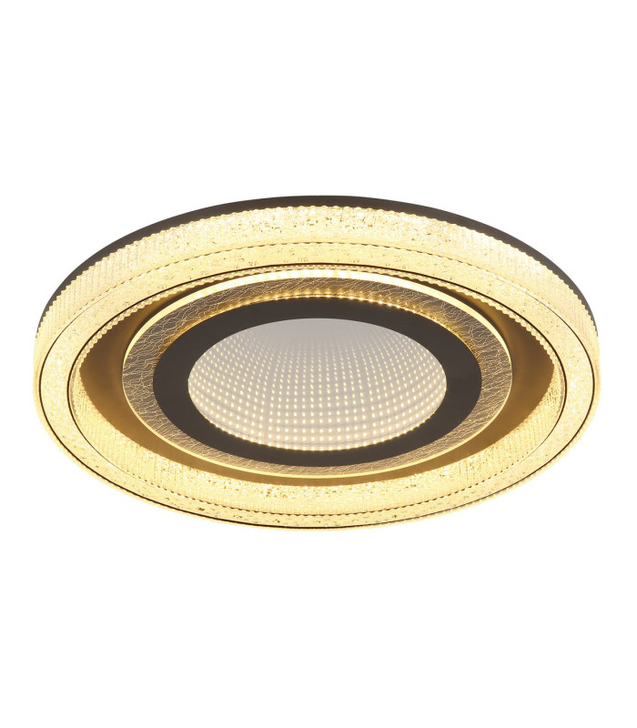 Alsuna Integrated LED Semi Flush Ceiling Light Anthracite Matt LED Dimmable 2700-6000K Remote Control-4