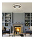 Alsuna Integrated LED Semi Flush Ceiling Light Anthracite Matt LED Dimmable 2700-6000K Remote Control-10