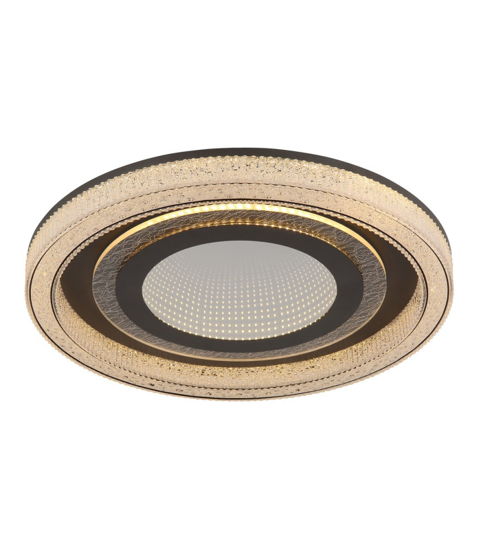 Alsuna Integrated LED Semi Flush Ceiling Light Anthracite Matt LED Dimmable 2700-6000K Remote Control-11