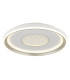 Eila Integrated LED Semi Flush Ceiling Light White Matt LED Dimmable 2700-6000K Remote Control Timer-1