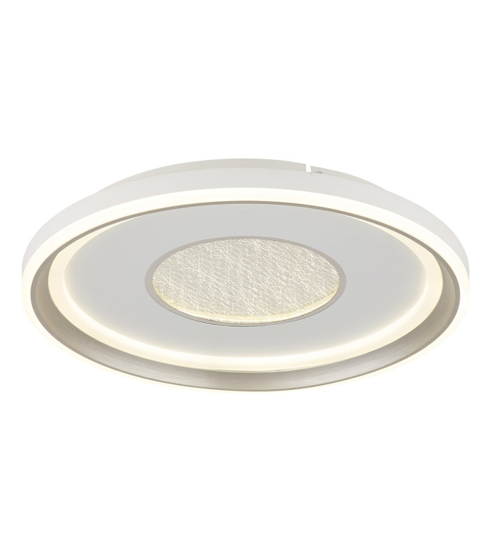Eila Integrated LED Semi Flush Ceiling Light White Matt LED Dimmable 2700-6000K Remote Control Timer-1