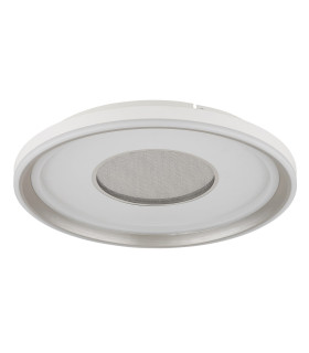 Eila Integrated LED Semi Flush Ceiling Light White Matt LED Dimmable 2700-6000K Remote Control Timer-2