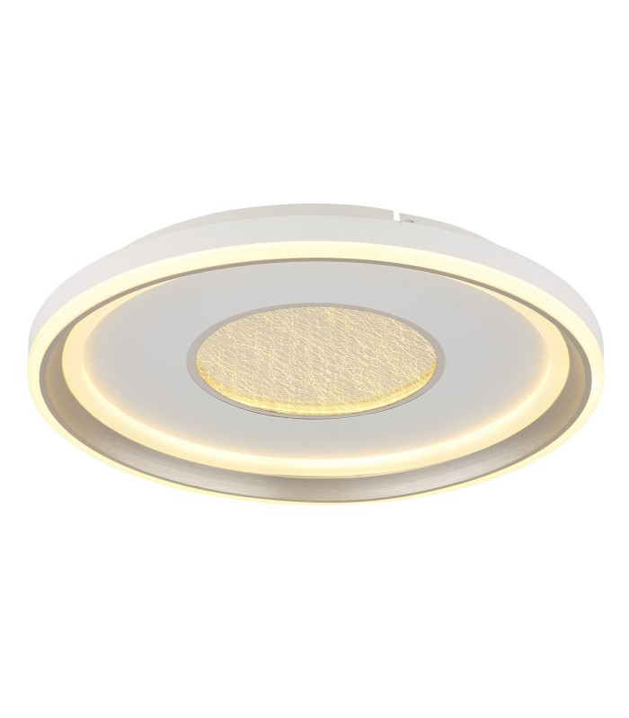 Eila Integrated LED Semi Flush Ceiling Light White Matt LED Dimmable 2700-6000K Remote Control Timer-4