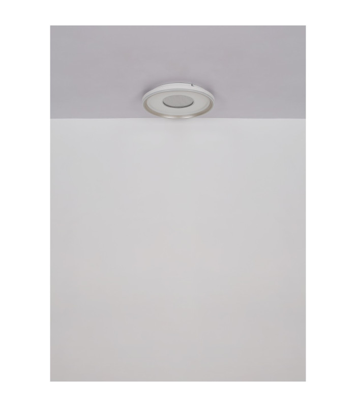 Eila Integrated LED Semi Flush Ceiling Light White Matt LED Dimmable 2700-6000K Remote Control Timer-8