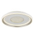 Eila Integrated LED Semi Flush Ceiling Light White Matt LED Dimmable 2700-6000K Remote Control Timer-11