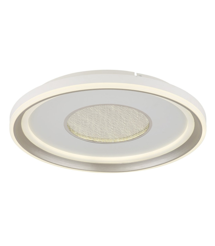Eila Integrated LED Semi Flush Ceiling Light White Matt LED Dimmable 2700-6000K Remote Control Timer-11