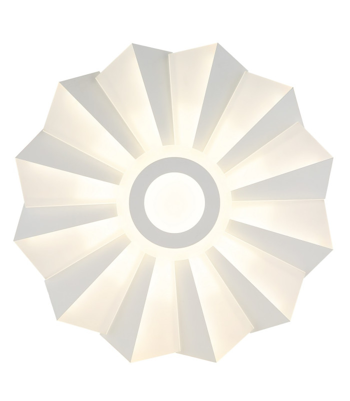 Alwina Integrated LED Semi Flush Ceiling Light White Matt LED Dimmable 2700-6000K Remote Control Timer-3