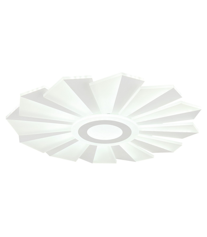Alwina Integrated LED Semi Flush Ceiling Light White Matt LED Dimmable 2700-6000K Remote Control Timer-6