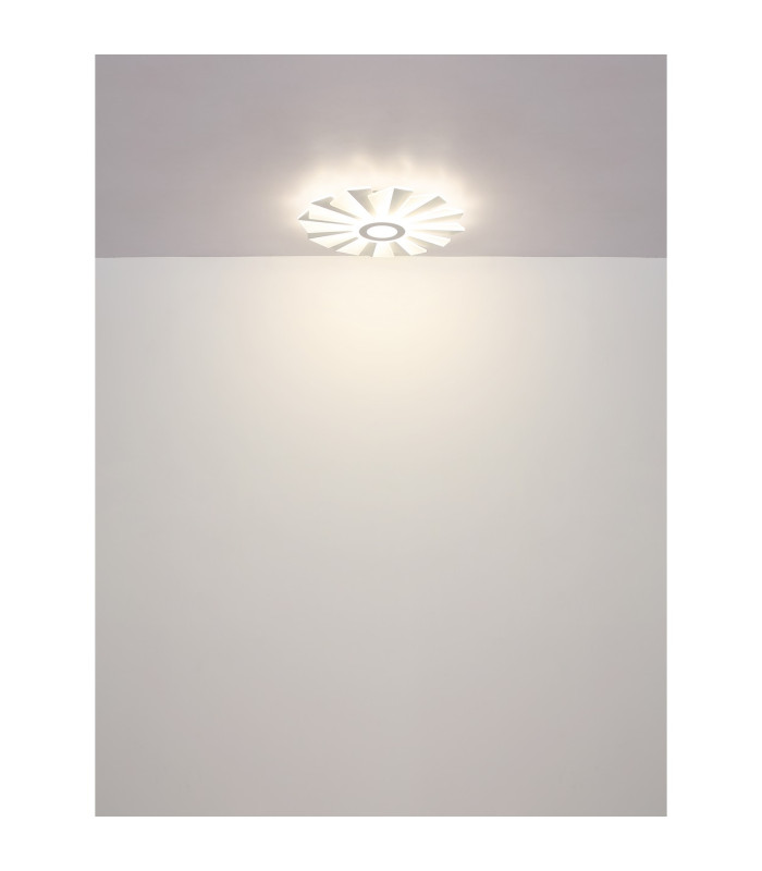 Alwina Integrated LED Semi Flush Ceiling Light White Matt LED Dimmable 2700-6000K Remote Control Timer-8