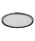 Dublin 40cm Integrated LED Semi Flush Ceiling Light Grey LED Dimmable 2700-6000K Remote Control-2