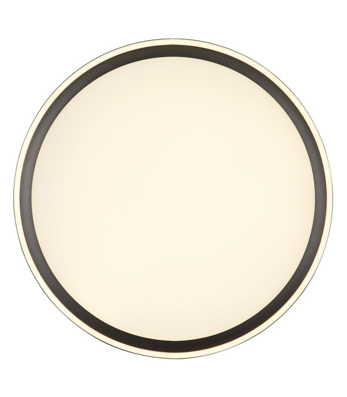 Dublin 40cm Integrated LED Semi Flush Ceiling Light Grey LED Dimmable 2700-6000K Remote Control-3