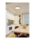 Dublin 40cm Integrated LED Semi Flush Ceiling Light Grey LED Dimmable 2700-6000K Remote Control-10