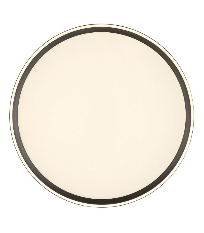 Dublin 50cm Integrated LED Semi Flush Ceiling Light Grey LED Dimmable 2700-6000K Remote Control-3