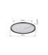 Dublin 50cm Integrated LED Semi Flush Ceiling Light Grey LED Dimmable 2700-6000K Remote Control-13