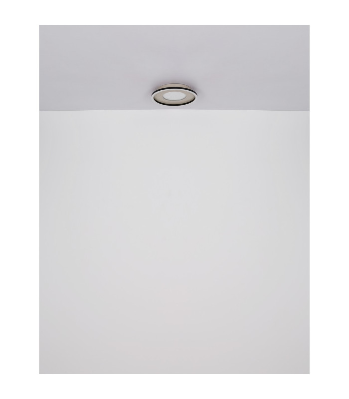 Wiley Integrated LED Semi Flush Ceiling Light White Matt LED 2700-6500K-8