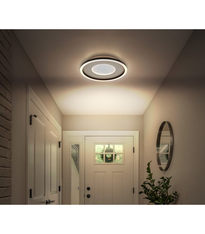 Wiley Integrated LED Semi Flush Ceiling Light White Matt LED 2700-6500K-10