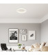 Tini Integrated LED Semi Flush Ceiling Light White LED 4000K-4