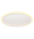 Tini Integrated LED Semi Flush Ceiling Light White 1x RGB LED Dimmable 2700-6000K Remote Control-4