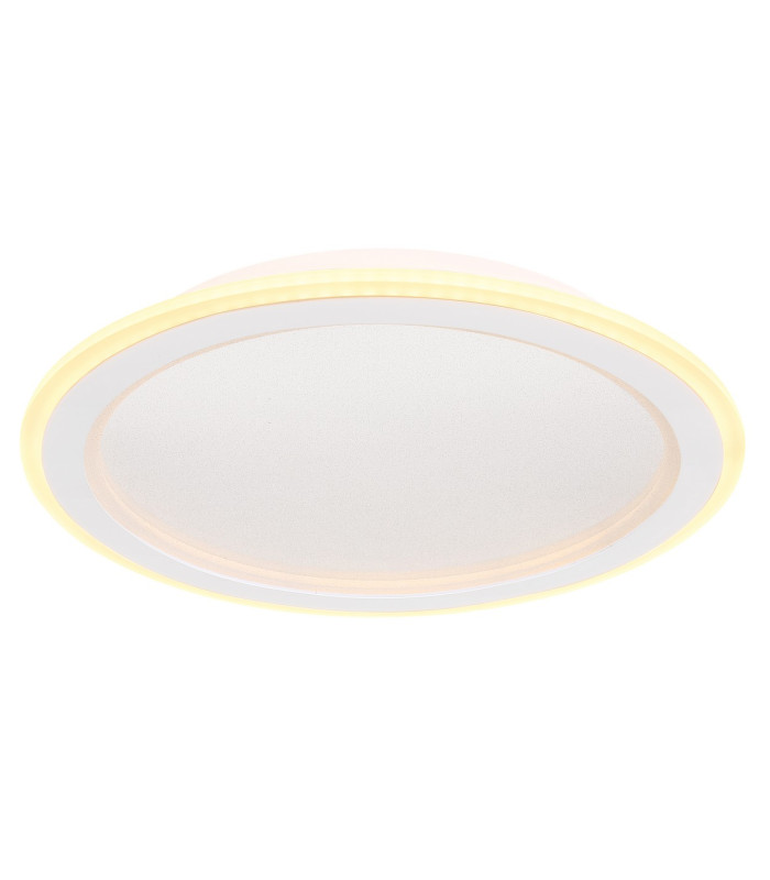 Tini Integrated LED Semi Flush Ceiling Light White 1x RGB LED Dimmable 2700-6000K Remote Control-4