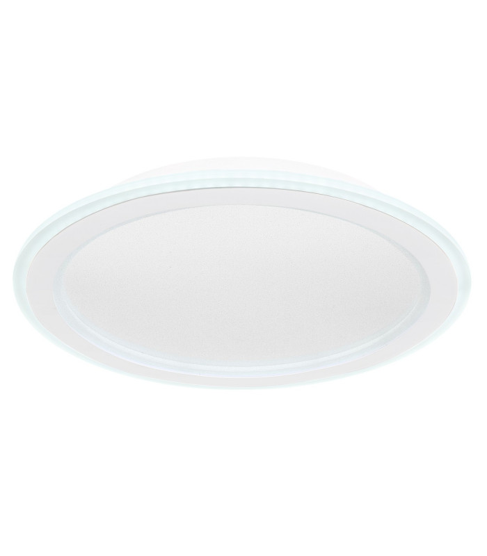 Tini Integrated LED Semi Flush Ceiling Light White 1x RGB LED Dimmable 2700-6000K Remote Control-5