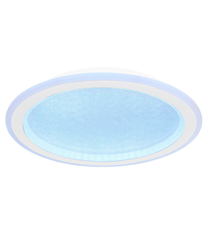 Tini Integrated LED Semi Flush Ceiling Light White 1x RGB LED Dimmable 2700-6000K Remote Control-8