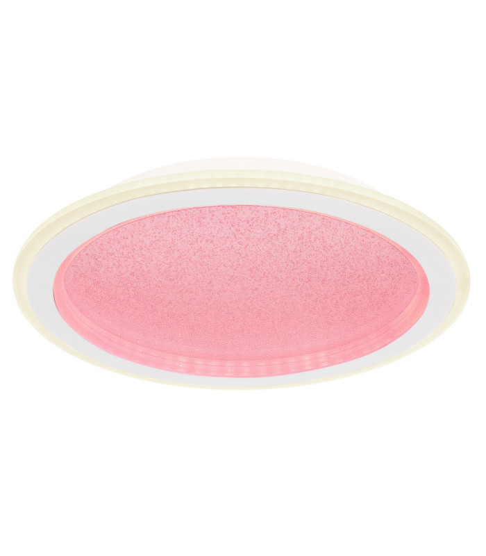 Tini Integrated LED Semi Flush Ceiling Light White 1x RGB LED Dimmable 2700-6000K Remote Control-9