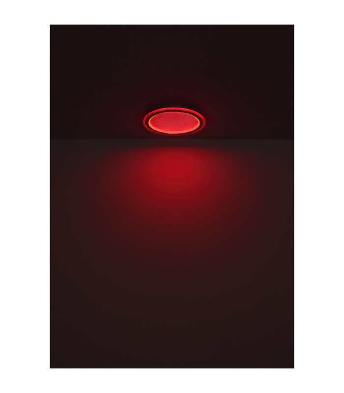 Tini Integrated LED Semi Flush Ceiling Light White 1x RGB LED Dimmable 2700-6000K Remote Control-12