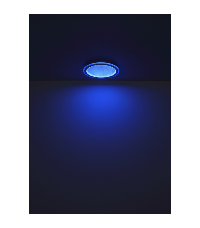 Tini Integrated LED Semi Flush Ceiling Light White 1x RGB LED Dimmable 2700-6000K Remote Control-14