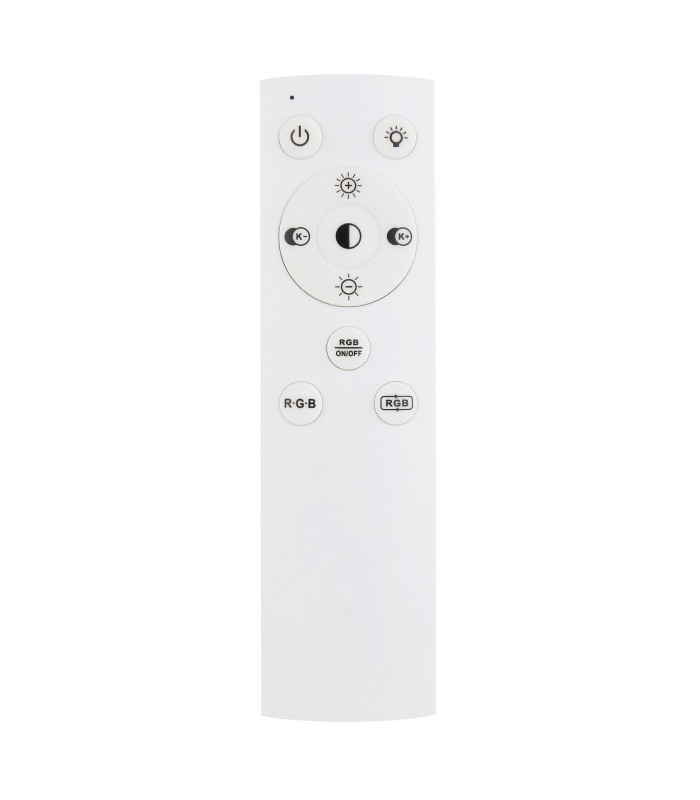Tini Integrated LED Semi Flush Ceiling Light White 1x RGB LED Dimmable 2700-6000K Remote Control-15