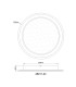 Tini Integrated LED Semi Flush Ceiling Light White LED Dimmable 2700-6000K Remote Control-9