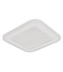 Lamela Square Integrated LED Semi Flush Ceiling Light White Matt LED 4000K-2