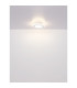 Lamela Square Integrated LED Semi Flush Ceiling Light White Matt LED 4000K-6