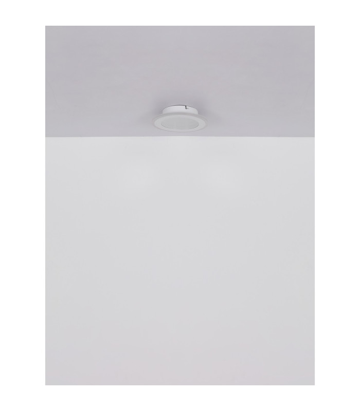 Lamela Square Integrated LED Semi Flush Ceiling Light White Matt LED 4000K-7