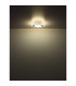 Lamela Round Integrated LED Semi Flush Ceiling Light White Matt LED 4000K-4