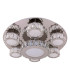 Amur Ceiling Light Chrome K9 Crystals 7x LED 4000K-2