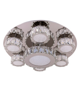 Amur Ceiling Light Chrome K9 Crystals 7x LED 4000K-2