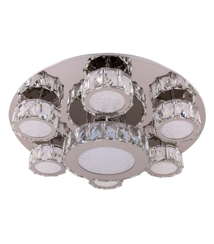 Amur Ceiling Light Chrome K9 Crystals 7x LED 4000K-2