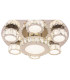 Amur Ceiling Light Chrome K9 Crystals 7x LED 4000K-4