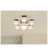 Amur Ceiling Light Chrome K9 Crystals 7x LED 4000K-6