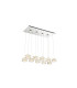 Amur Bar Pendant Ceiling Light Chrome 10x LED 4000K-1