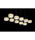 Amur Bar Pendant Ceiling Light Chrome 10x LED 4000K-6