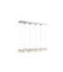 Amur Bar Pendant Ceiling Light Chrome 10x LED 4000K-7