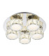 Amur Ceiling Light Chrome K5 Crystals LED Dimmable 4000K-1