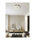 Amur Ceiling Light Chrome K5 Crystals LED Dimmable 4000K-2