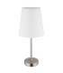 Joris Table Lamp with Round Tapered Shade Nickel Matt 1x E14-2