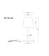 Joris Table Lamp with Round Tapered Shade Wood Look 1x E14-9